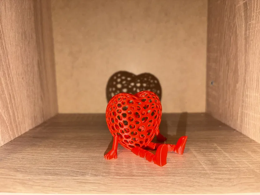 Mô hình Trái Tim Khớp Nối Voronoi - Quà Tặng Valentine In 3D - Image 4