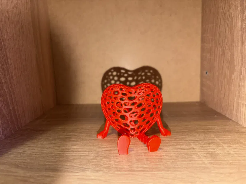 Mô hình Trái Tim Khớp Nối Voronoi - Quà Tặng Valentine In 3D - Image 5