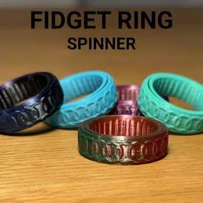 Nhẫn Fidget Spinner (11 Kích thước khác nhau)