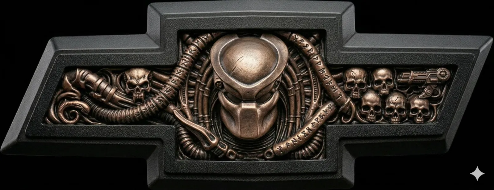 Logo Chevrolet phong cách Predator cực ngầu cho xe hơi - Image 1