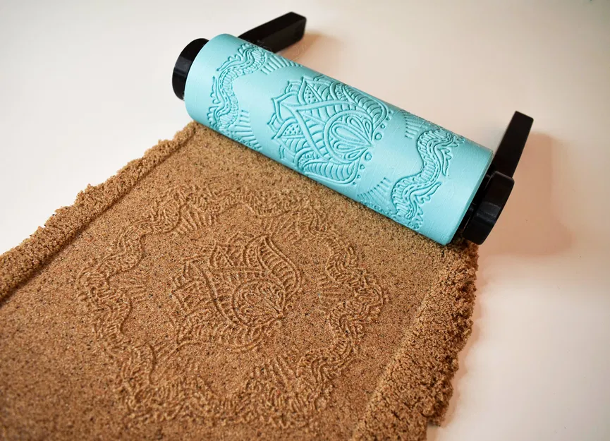 Con lăn tạo họa tiết - Mandala Hoa Sen - Image 1