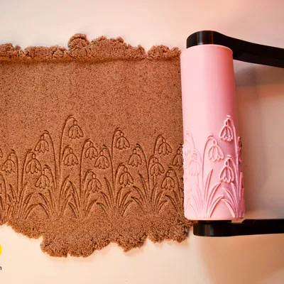 Con lăn tạo họa tiết 3D - Spring #1 Hoa Tuyết Điểm