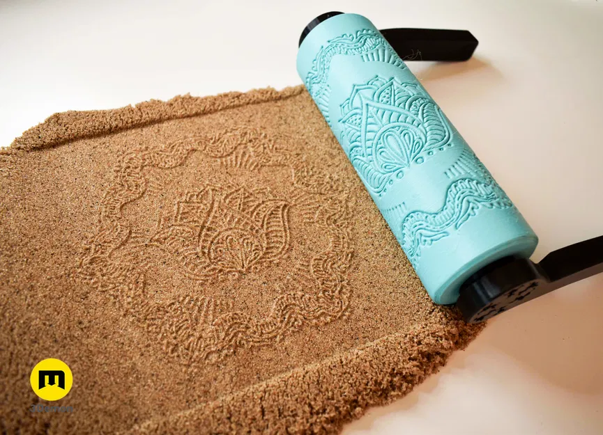 Con lăn tạo họa tiết - Mandala Hoa Sen - Image 2