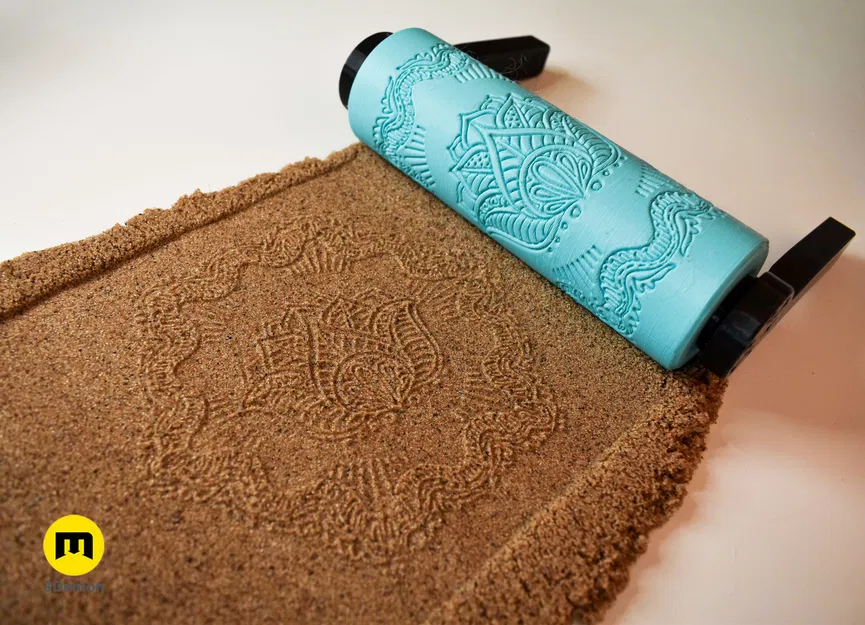 Con lăn tạo họa tiết - Mandala Hoa Sen - Image 4