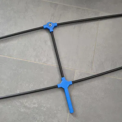 Antenna VHF Moxon cầm tay dựa trên thiết kế của DL2MAN