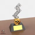 Cúp Domino (Domino Trophy) - Tùy chỉnh bảng tên - Thumbnail 2