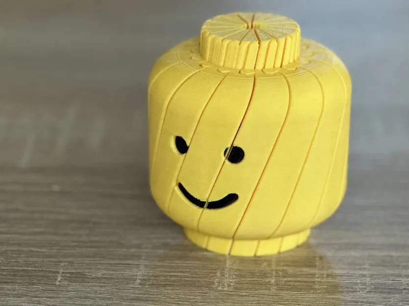 Đồ chơi xoay hình đầu Lego (Twisty Lego Head Fidget) - Mẫu in 3D thư giãn - Image 5