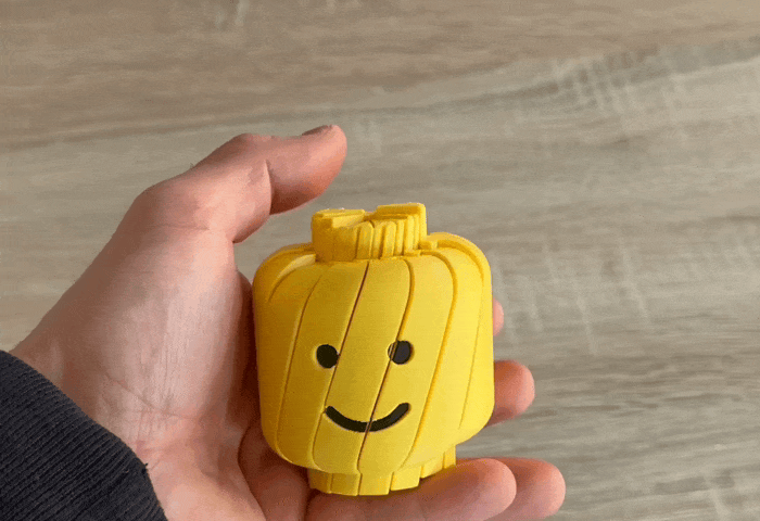 Đồ chơi xoay hình đầu Lego (Twisty Lego Head Fidget) - Mẫu in 3D thư giãn - Thumbnail 10