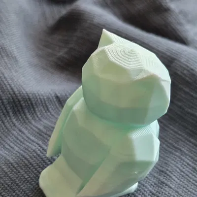 Mô hình chú cú Olga the Owl low poly in 3D độc đáo