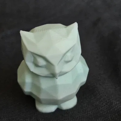Mô hình chú cú Olga the Owl low poly in 3D độc đáo