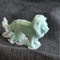 Mô hình sư tử Liam the Lion phong cách Low Poly in 3D ấn tượng - Thumbnail 4