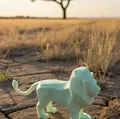 Mô hình sư tử Liam the Lion phong cách Low Poly in 3D ấn tượng - Thumbnail 5