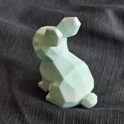 Mô hình 3D thỏ Low Poly Bippo xinh xắn trang trí bàn làm việc