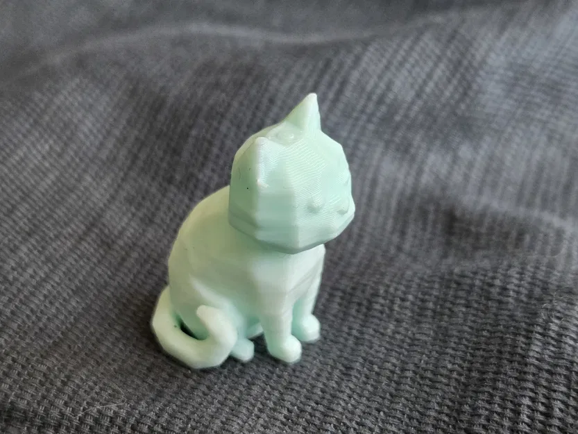 Mô hình chú mèo Calandra the Cat Low Poly cực dễ thương để in 3D - Image 1