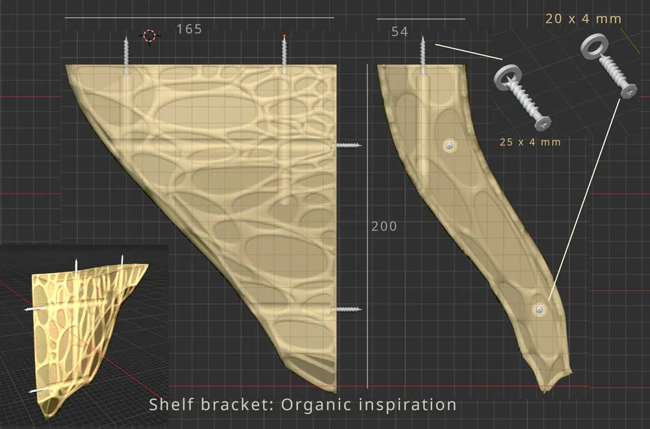 Giá đỡ kệ: Cảm hứng hữu cơ (Organic inspiration) - Image 4