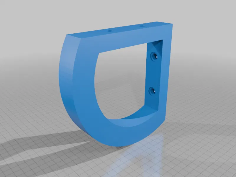 Pát đỡ kệ hình cung tròn 1/4 – Giá treo tường in 3D - Image 4