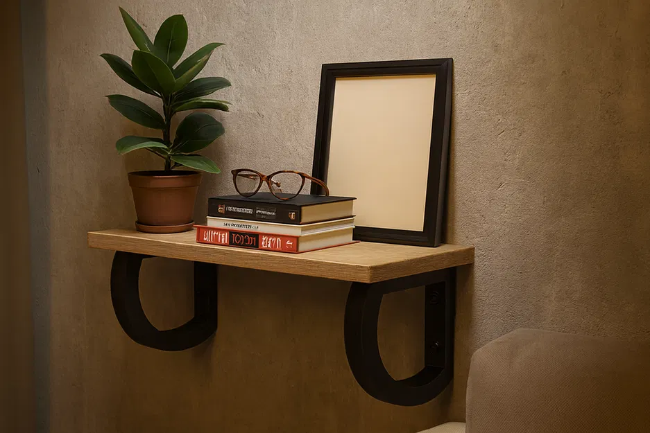 Pát đỡ kệ hình cung tròn 1/4 – Giá treo tường in 3D - Image 5