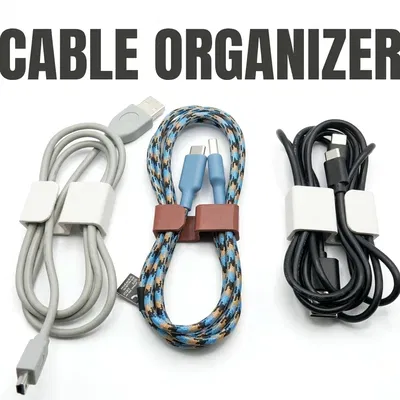 Bộ kẹp cố định dây cáp (Cable Organizer) gọn gàng, dễ in