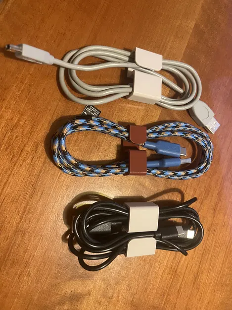 Bộ kẹp cố định dây cáp (Cable Organizer) gọn gàng, dễ in - Image 2