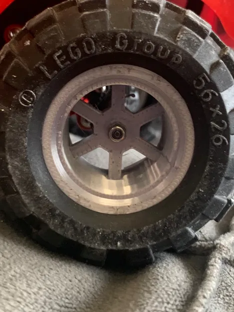 Mâm xe 3D SCX24 tùy biến lắp lốp LEGO độc đáo - Image 3