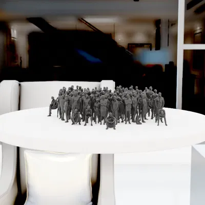 Bộ sưu tập mô hình người tí hon Low Poly – Phần 8/8