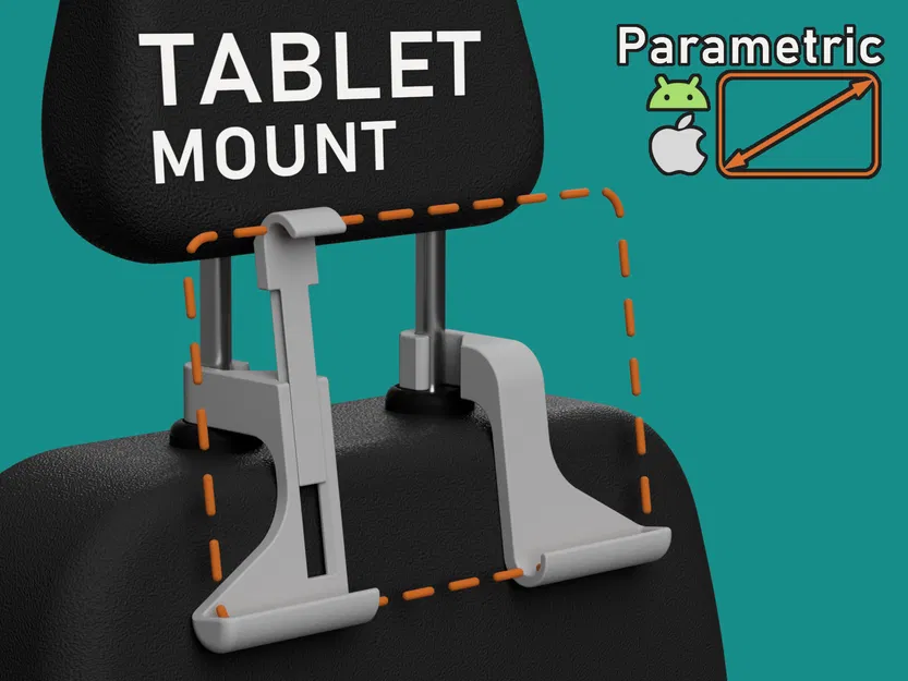 Giá đỡ máy tính bảng trên ô tô (Bộ sưu tập đủ kích thước) - Image 1