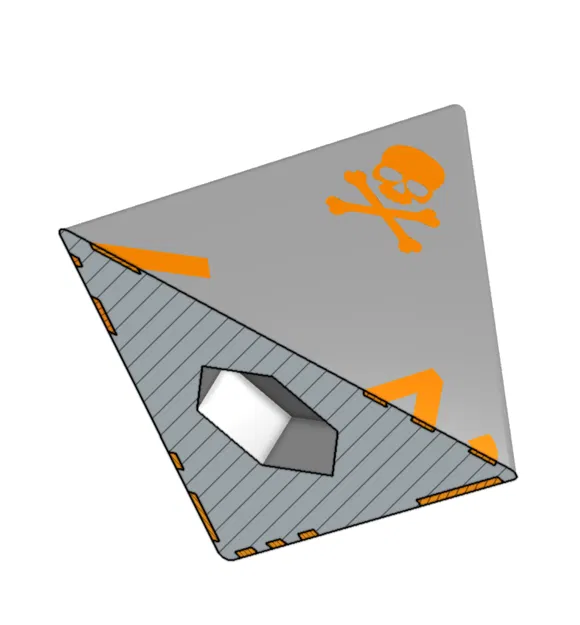 Xúc xắc D4 Đầu Lâu – Biến thể Xúc xắc Nguyền rủa Rỗng - Image 3