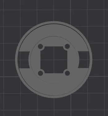 Giá đỡ cảm biến AS5600 cho động cơ DC RS775 - Tự chế Servo DIY - Image 1