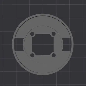 Giá đỡ cảm biến AS5600 cho động cơ DC RS775 - Tự chế Servo DIY