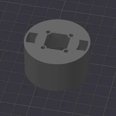 Giá đỡ cảm biến AS5600 cho động cơ DC RS775 - Tự chế Servo DIY