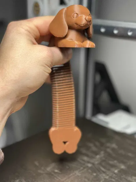 Mô hình đồ chơi chó lạp xưởng linh hoạt Flexi Dachshund Slinky - Image 2