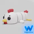 Gà Con Khớp Nối Linh Hoạt (Flexi Articulated Chicken) + Móc Khóa - Thumbnail 2