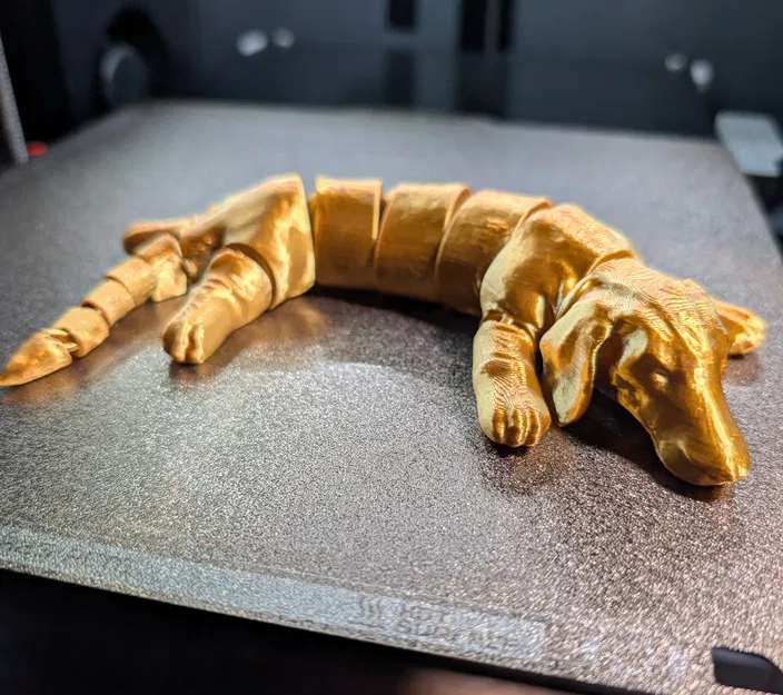 Chú chó xúc xích flexi vàng óng! - Image 1