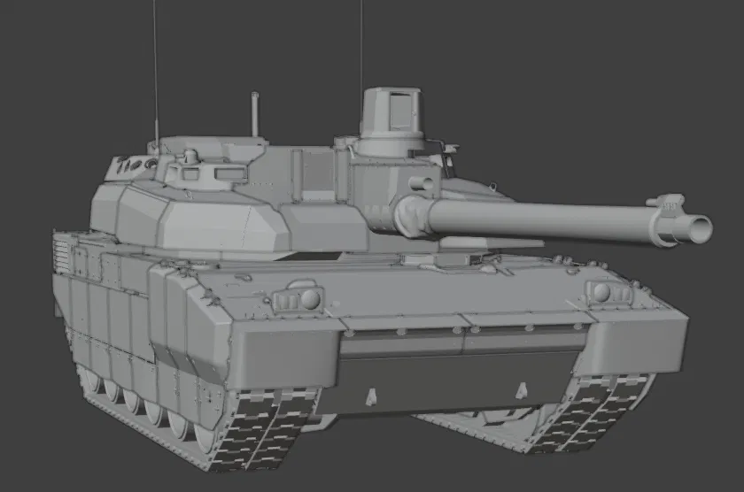 Mô hình xe tăng chiến đấu chủ lực Leclerc chi tiết - XEM MÔ TẢ - Image 1