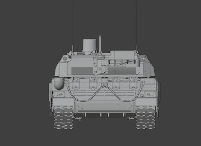 Mô hình xe tăng chiến đấu chủ lực Leclerc chi tiết - XEM MÔ TẢ - Image 4