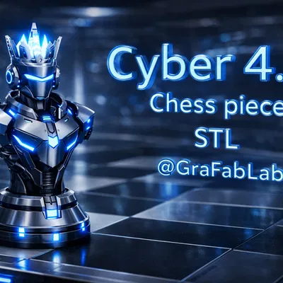 Cyber 4.0 "King" - Quân cờ vua phong cách tương lai