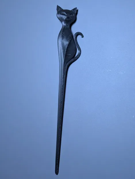 Kẹp tóc hình mèo đen - Image 3