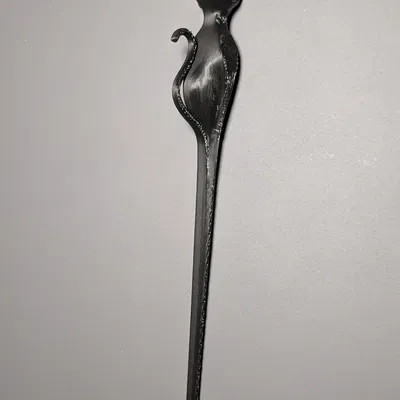 Kẹp tóc hình mèo đen