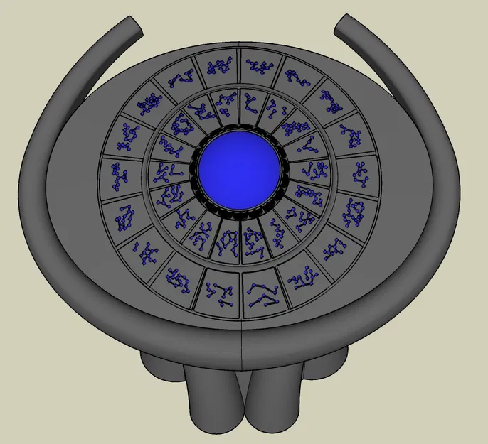 Mô hình DHD Stargate Atlantis (Pegasus Galaxy) in 3D đẹp mắt - Image 1