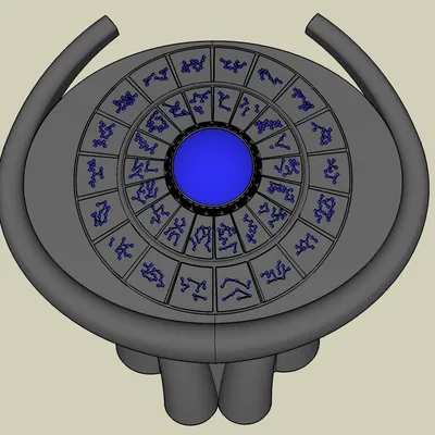 Mô hình DHD Stargate Atlantis (Pegasus Galaxy) in 3D đẹp mắt