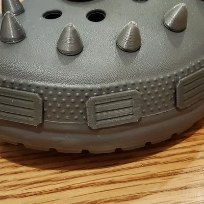 Bộ phụ kiện độ Crocs (Crocs Tuning) cá tính, in 3D độc đáo