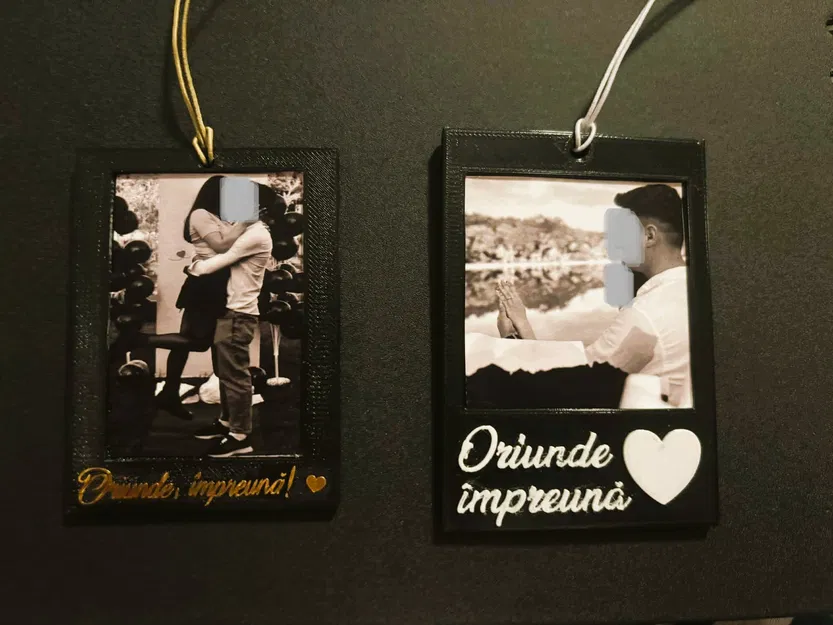 Khung ảnh treo tường nhỏ xinh cá nhân hóa - Mô hình in 3D - Image 1