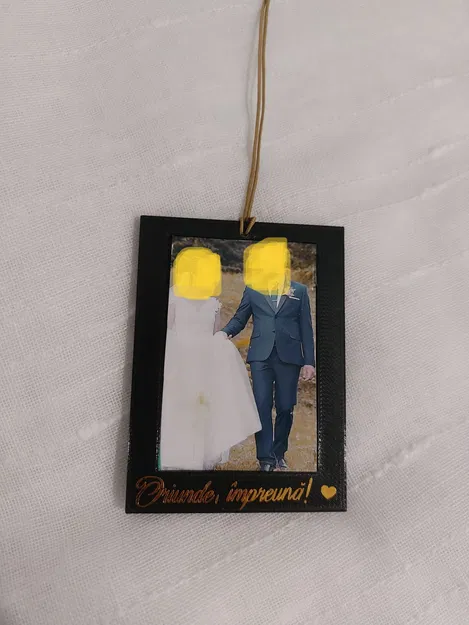 Khung ảnh treo tường nhỏ xinh cá nhân hóa - Mô hình in 3D - Image 3