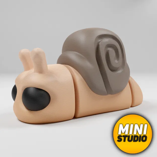 Mô hình Ốc sên khớp nối linh hoạt dễ thương (Articulated Flexi Cute Snail) - Image 1