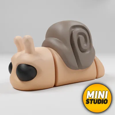 Mô hình Ốc sên khớp nối linh hoạt dễ thương (Articulated Flexi Cute Snail)