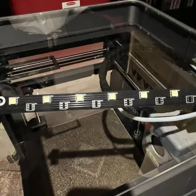 Pát gắn đèn LED cho AD5M - In nhanh, tiết kiệm nhựa!