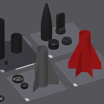 Mô hình tên lửa tầm trung Slick 66