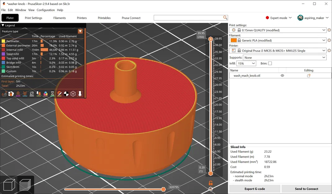 Nút xoay máy giặt (Washing Machine Knob) - Image 3