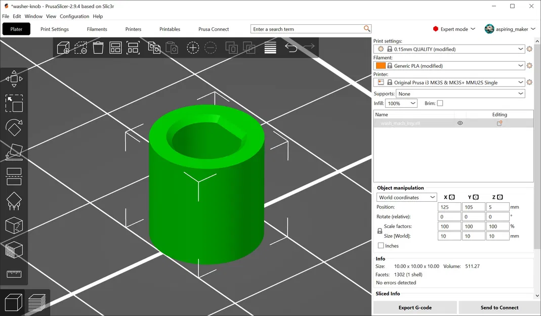 Nút xoay máy giặt (Washing Machine Knob) - Image 4