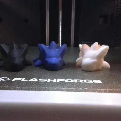 Mô hình rồng mini khớp nối (Mini Articulated Dragon) có lỗ làm móc khóa